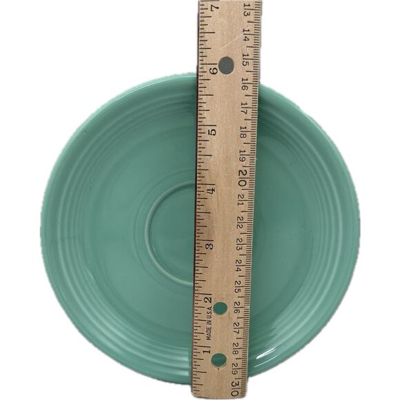 Fiesta Sea Mist Saucer Homer Laughlin Fiestaware - Picture 6 of 6